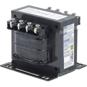 Schneider Electric Control Transformer; 150 VA; 500V; 575V; 600V Primary; 110V; 115V; 120V Secondary; Single-Phase; No Fusing